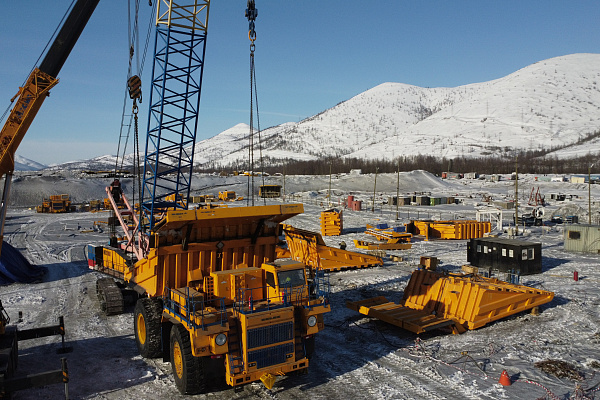 Новая партия самосвалов БЕЛАЗ для ГОК «Павлик» 